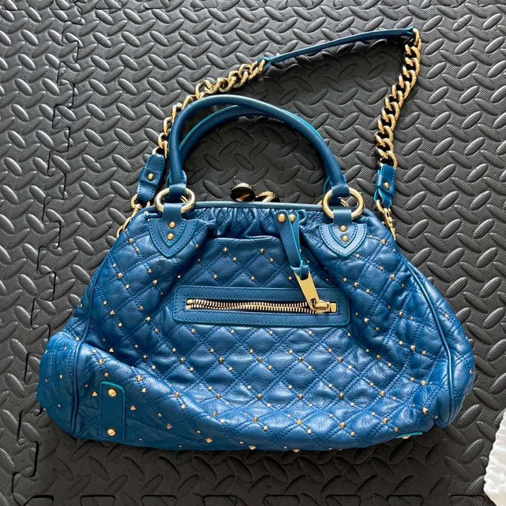 Quilted Leather Studded Marc Jacobs Bag